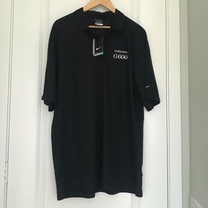 NWT Black Nike polo